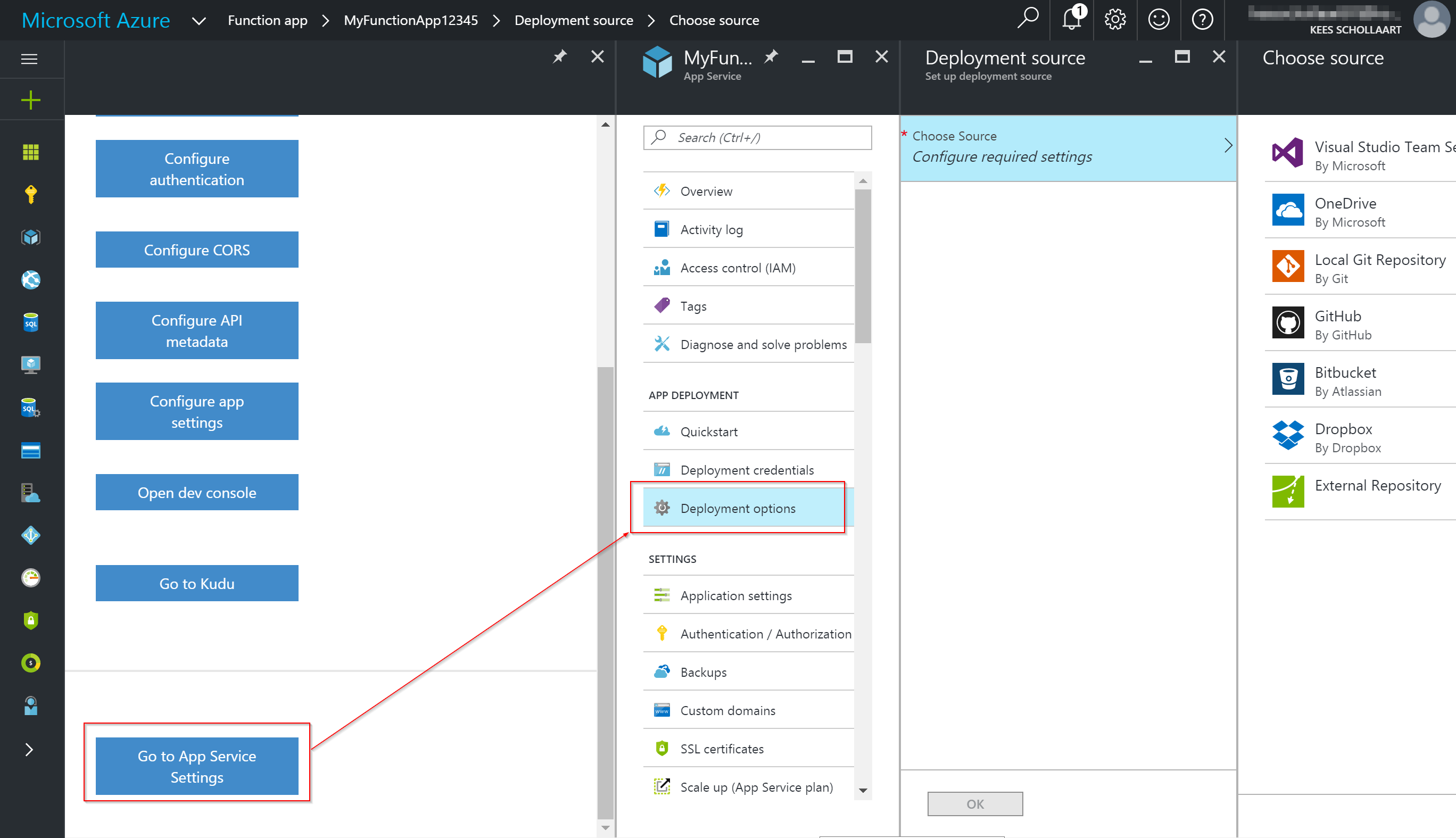 Deploy your Azure Functions using Visual Studio Team Services